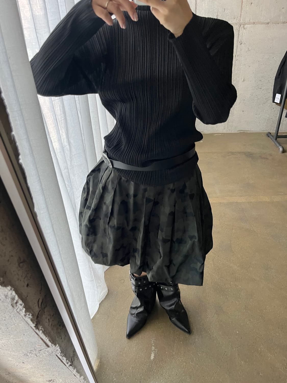 Rene 르네 카모플라쥬 벌룬 스커트 상품이미지4