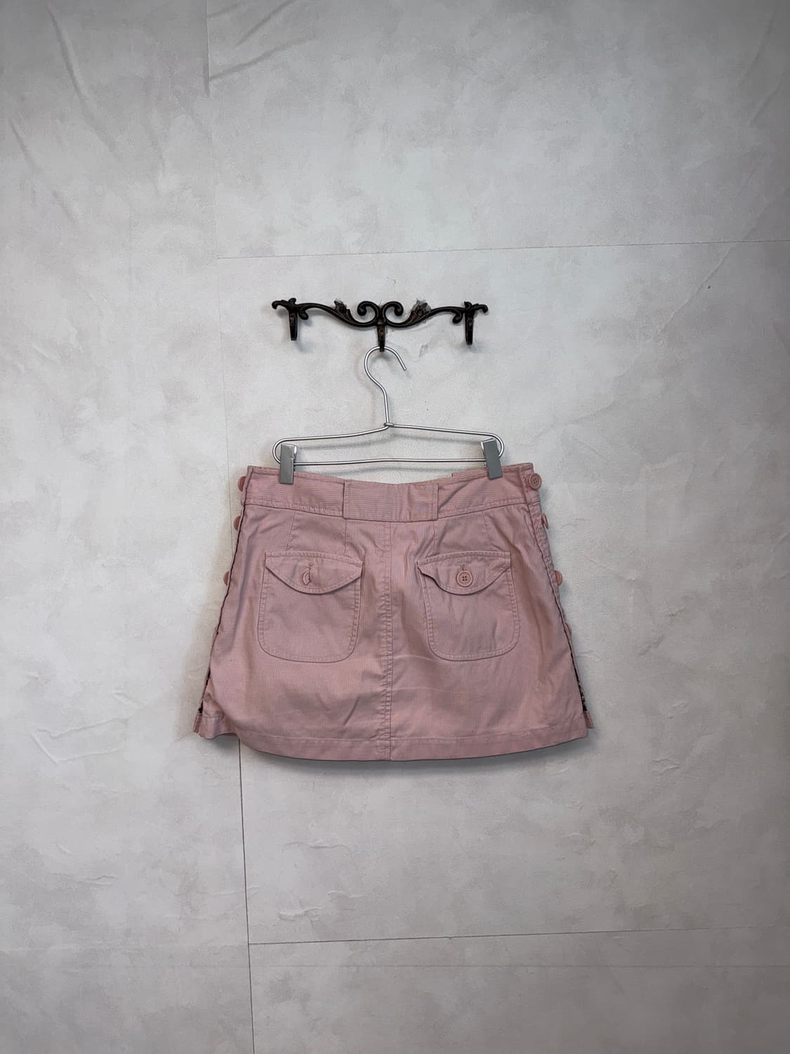 Marc Jacobs baby pink button mini skirt 상품이미지4