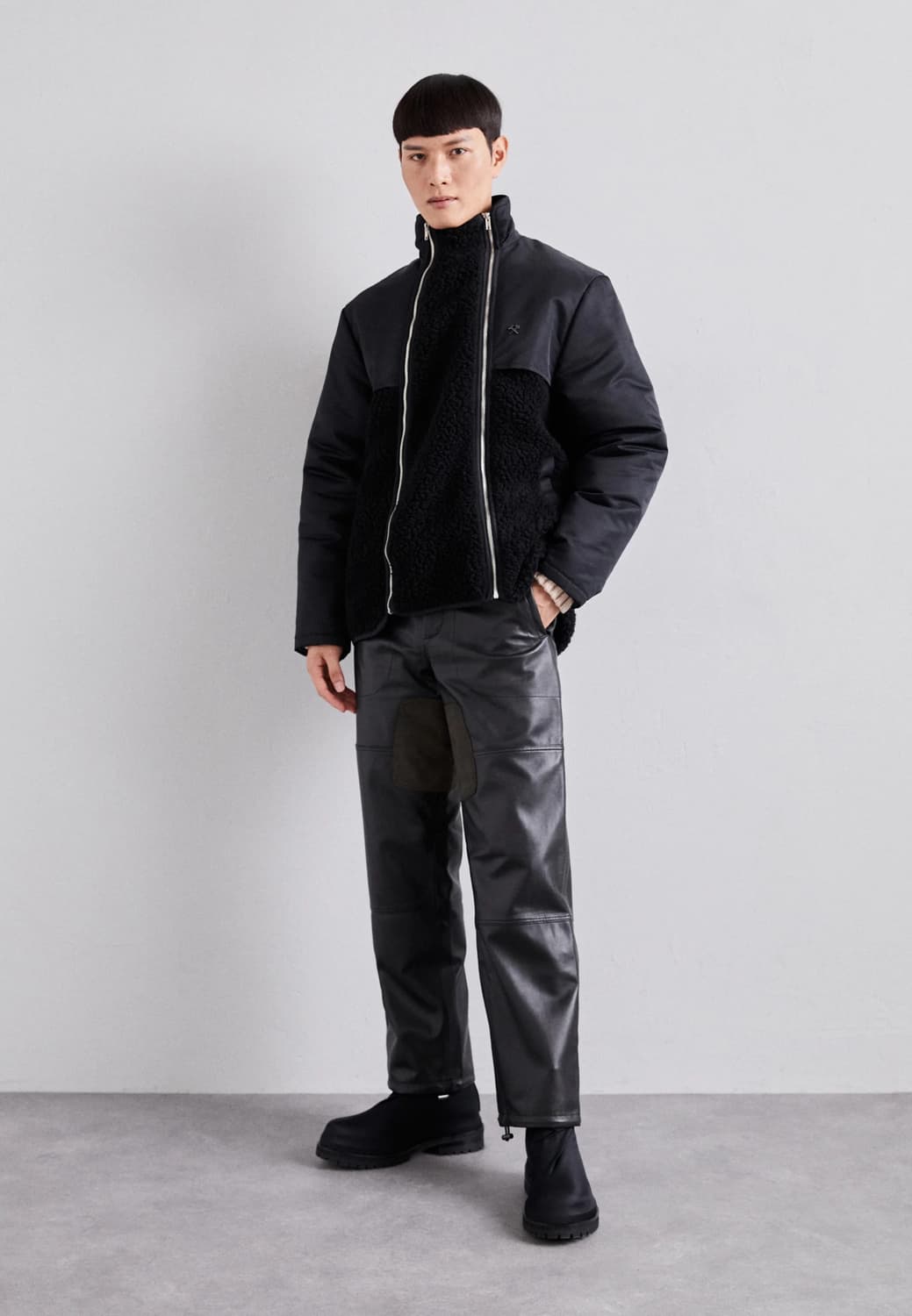 GMBH 하이넥 울 플리스 자켓 상품이미지1