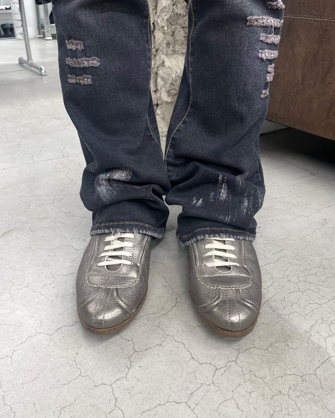 구찌 메탈릭 스니커즈 상품이미지2