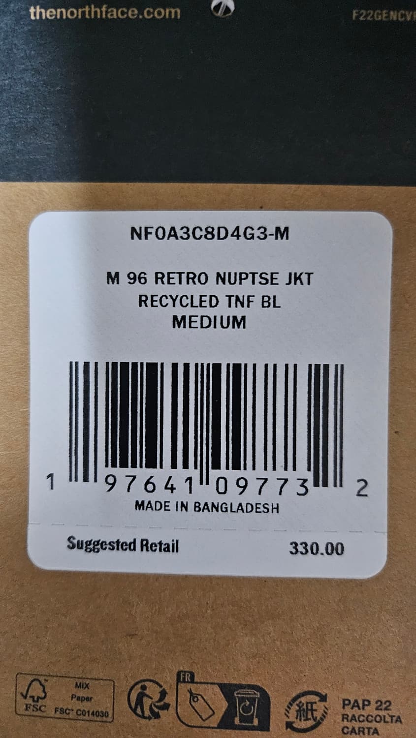 새 제품)노스페이스 해외판 눕시 700 판매 상품이미지7