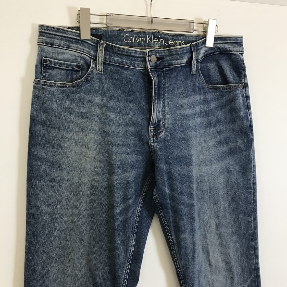 캘빈클라인 CK 가죽탭 청바지 [36x34] 상품이미지2