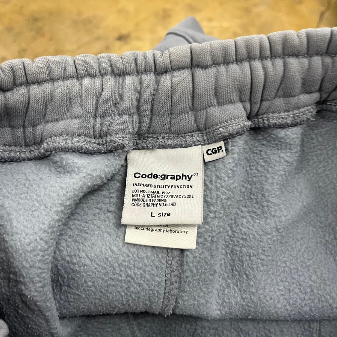 [ 정품/L ] 코드그라피 트레이닝 조거 팬츠 b18 상품이미지4