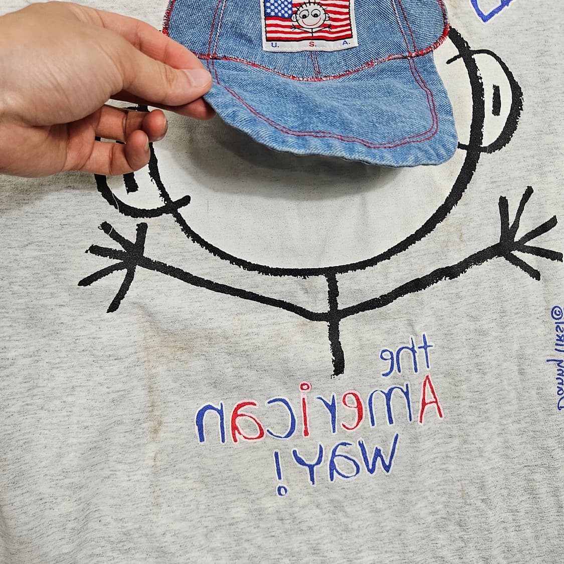 90s 대니 퍼스트 티셔츠 L Made in USA 상품이미지4