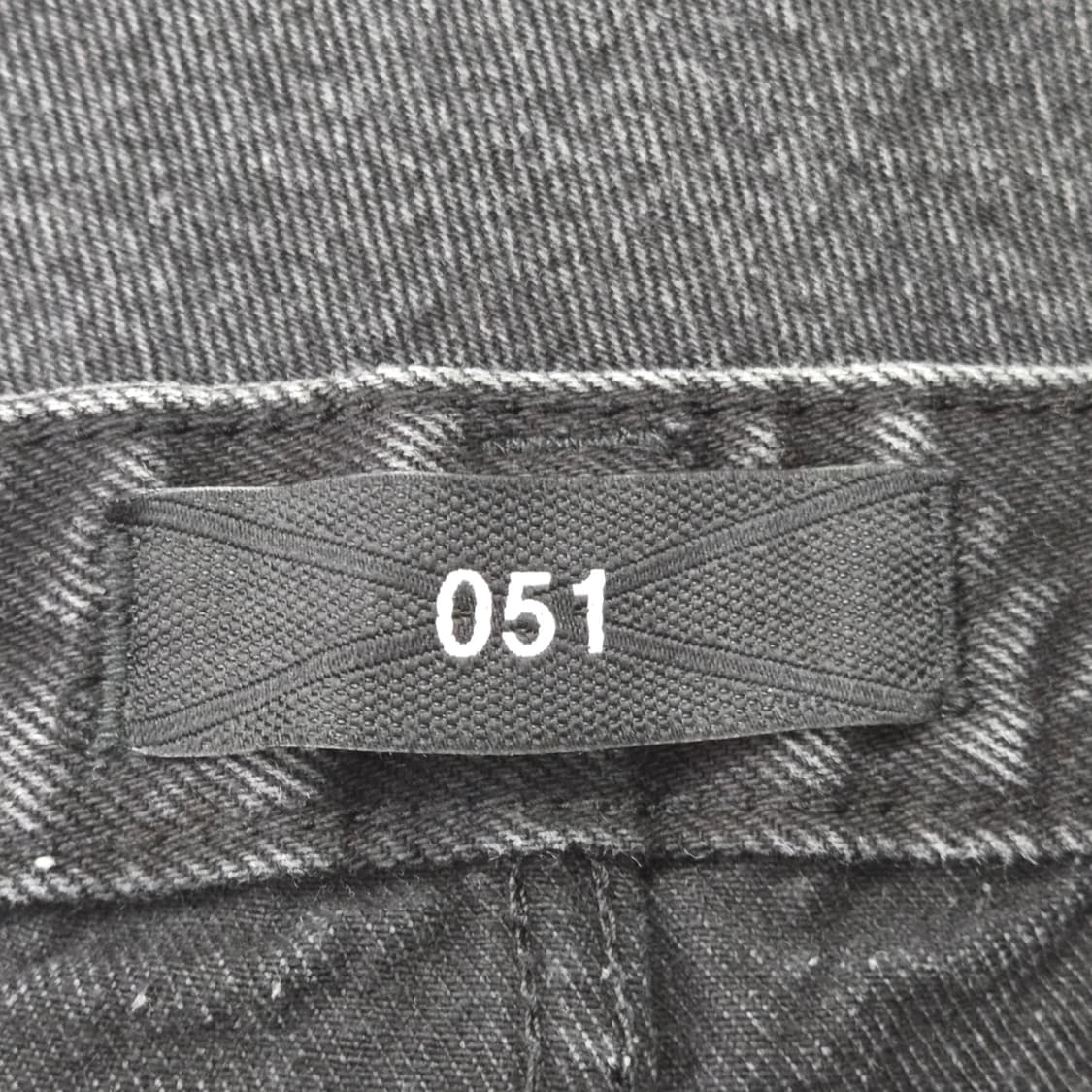 [36] PLAC 051 MILAN 블랙워싱 데님 상품이미지4