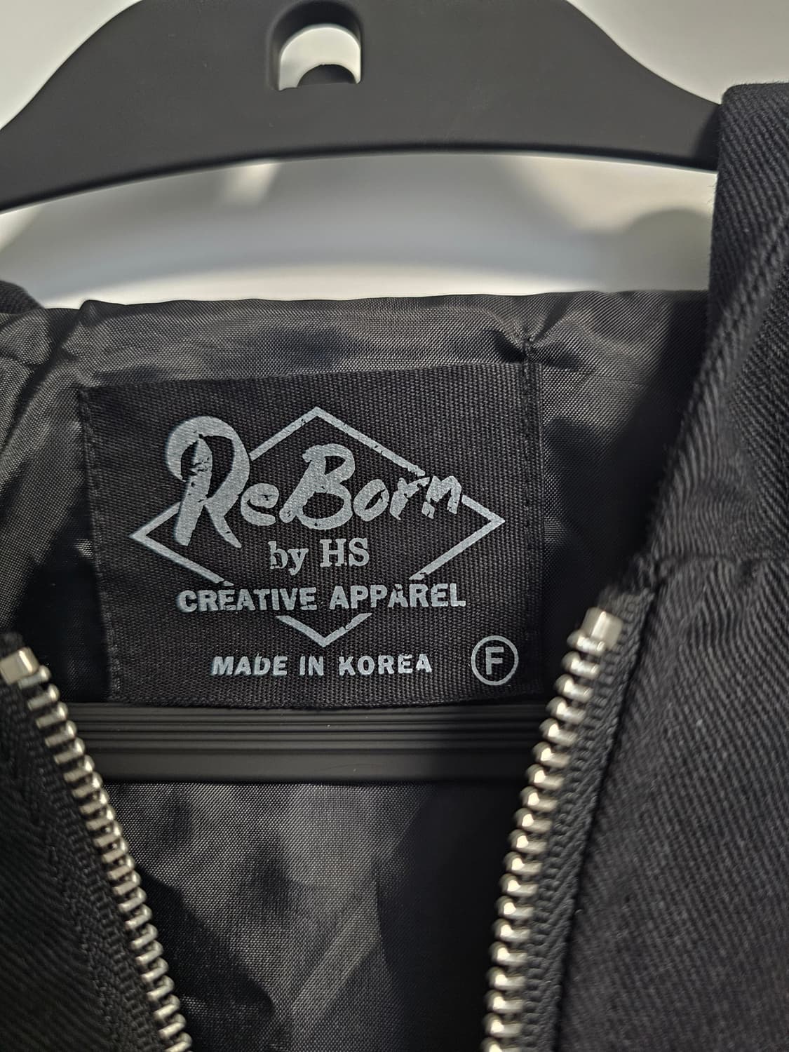 Re:Born 후드 집업 블랙 배색 자켓 상품이미지3