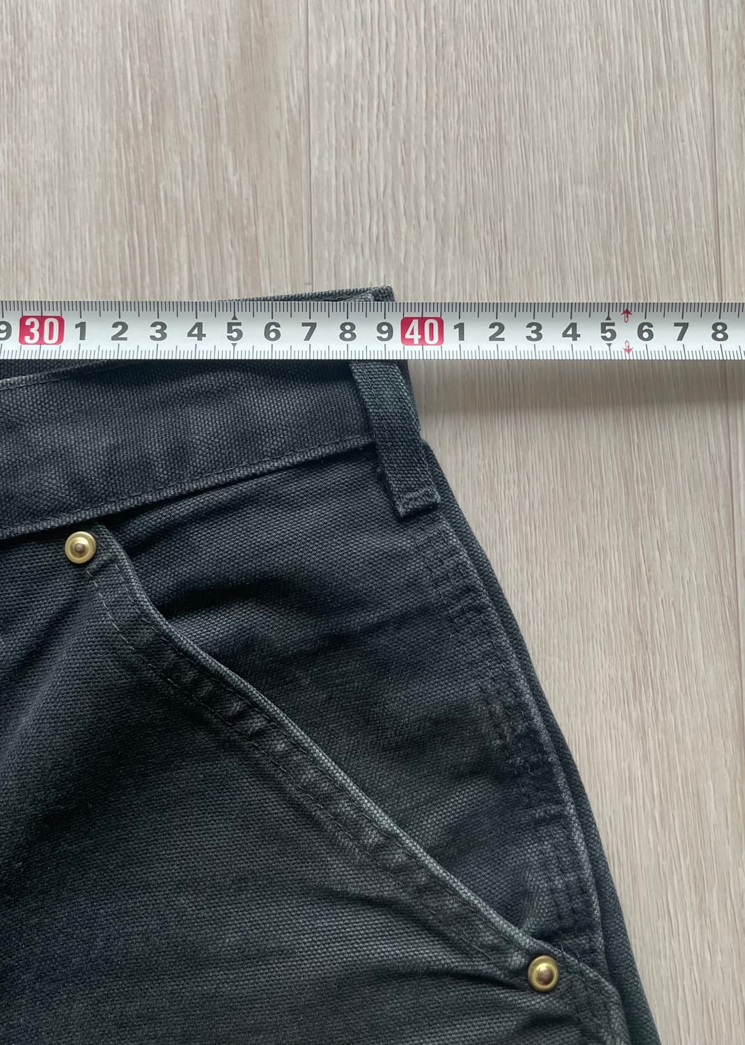 칼하트 더블니 블랙 B01 31x34 상품이미지5