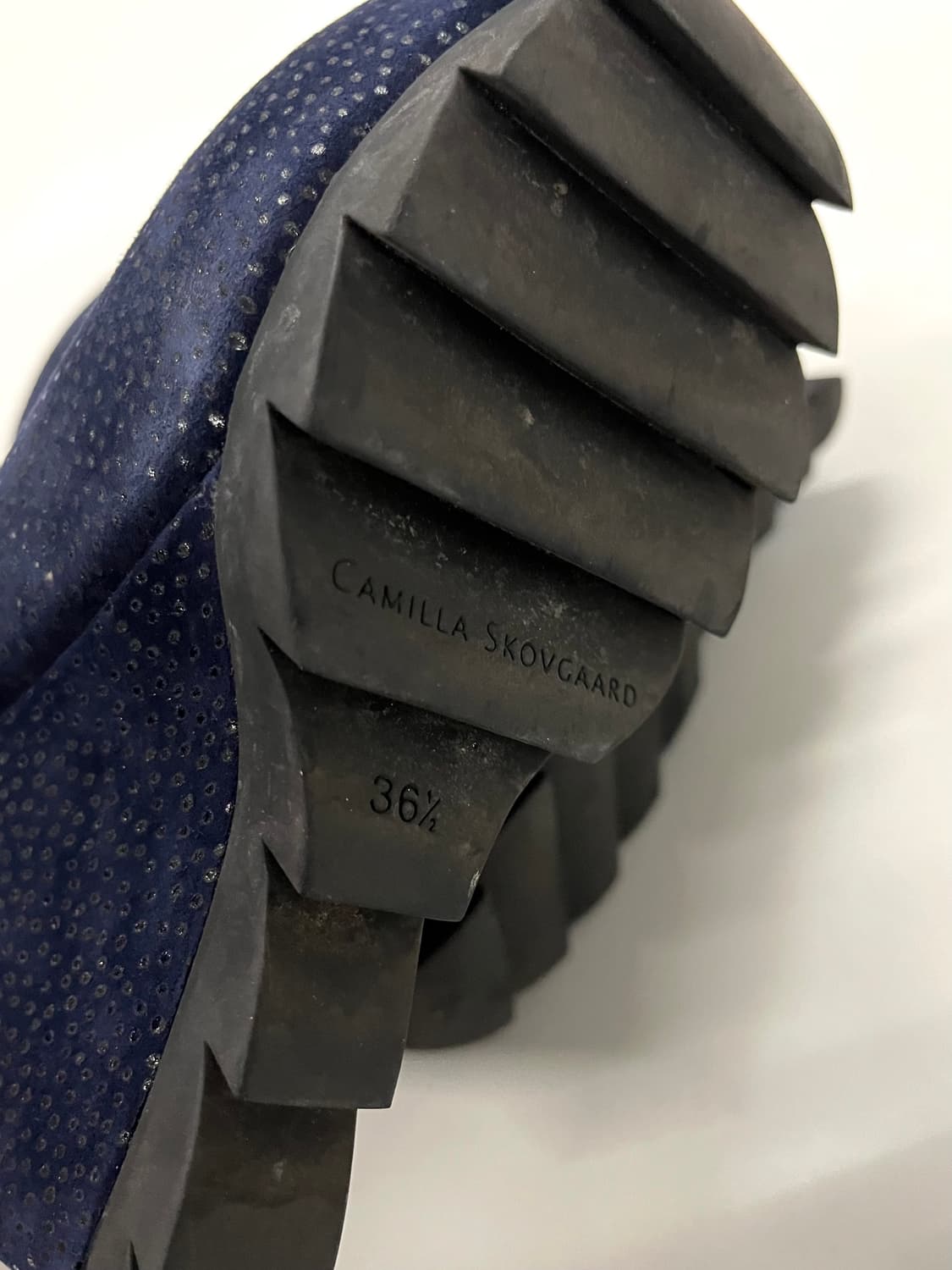 카밀라 스코브가드 레더 웨지힐 부츠 상품이미지8