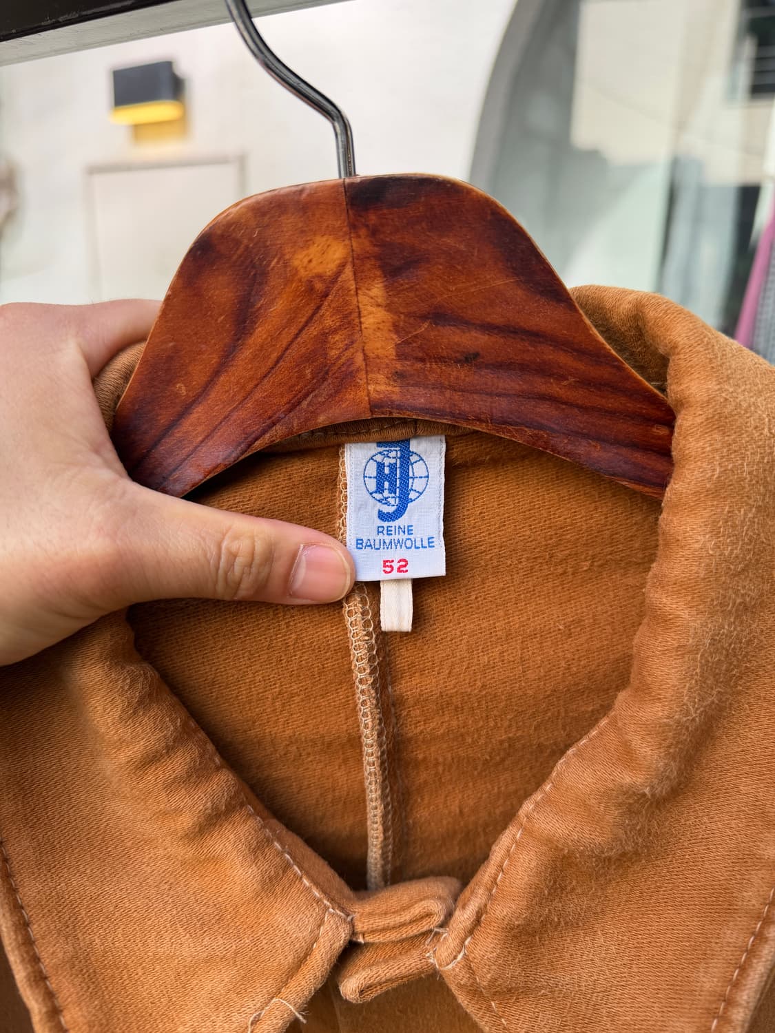 60,70s OLD GERMANY BROWN 올드 브라운몰스킨 워크자켓 상품이미지10