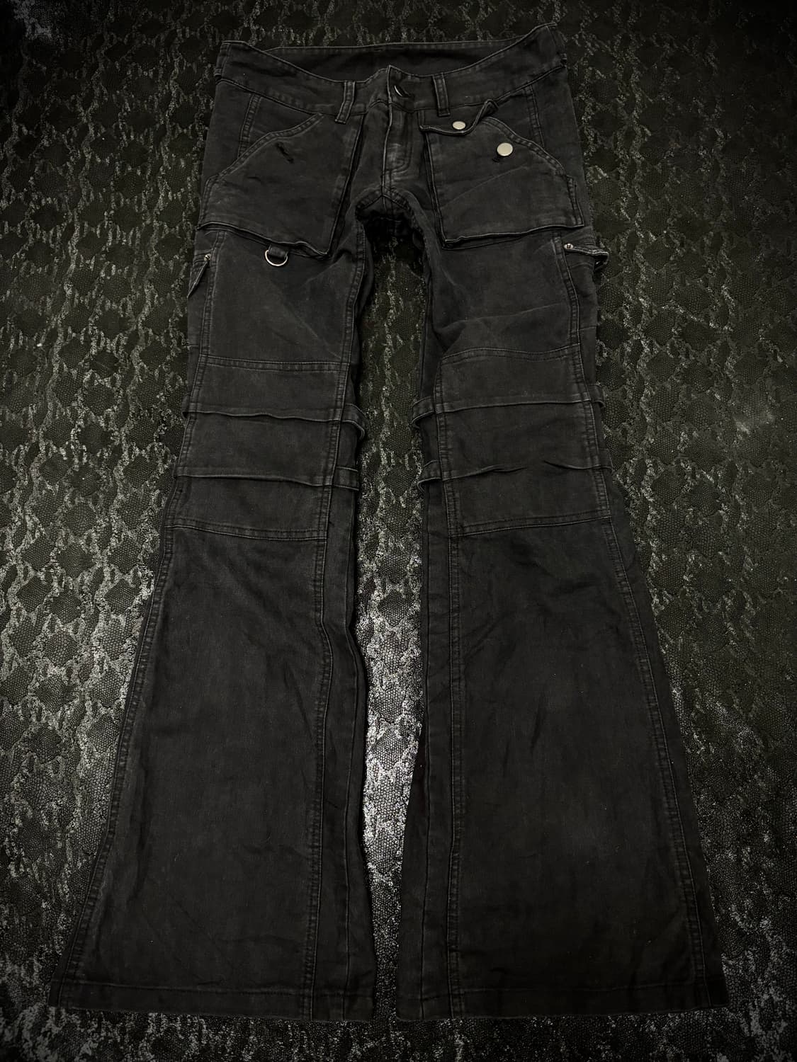 00’s Bondage Detail Flared Low rise Pant 상품이미지2