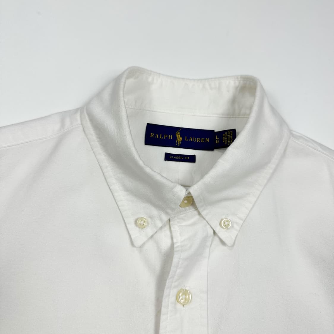 (오염존재) 폴로 랄프로렌 클래식핏 옥스포드 셔츠 L 상품이미지3