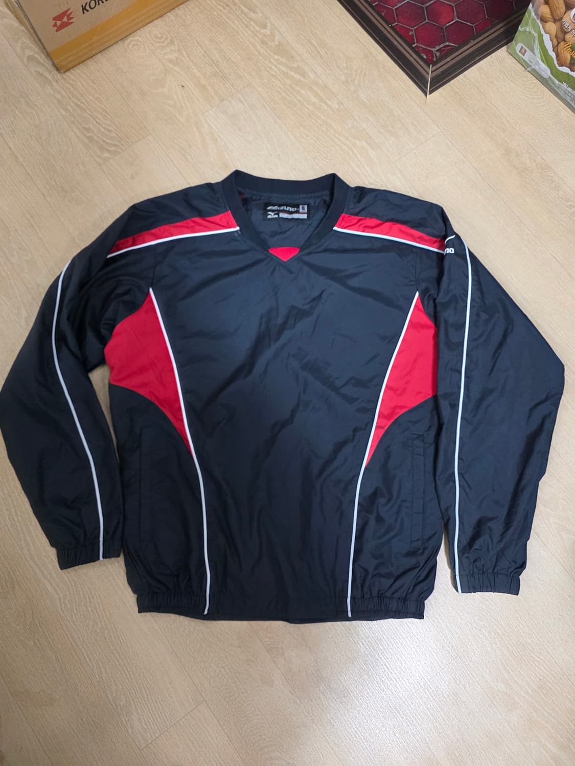 미즈노 베이스볼 웜업 풀오버 S 상품이미지1