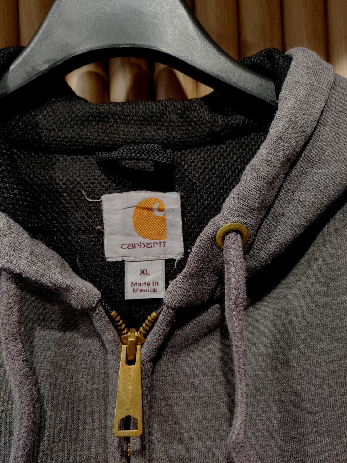 무배) 칼하트 로고 후드집업 - XL 상품이미지3
