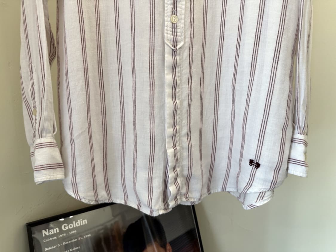 McGREGOR 린넨 스트라이프 셔츠 (XL) 상품이미지3