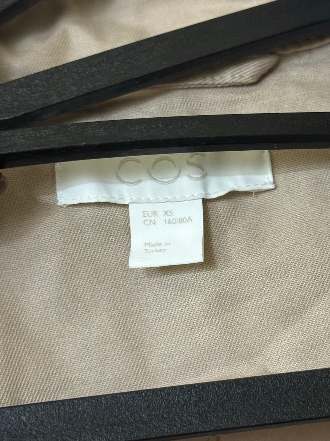 코스 베이지 면자켓 상품이미지3