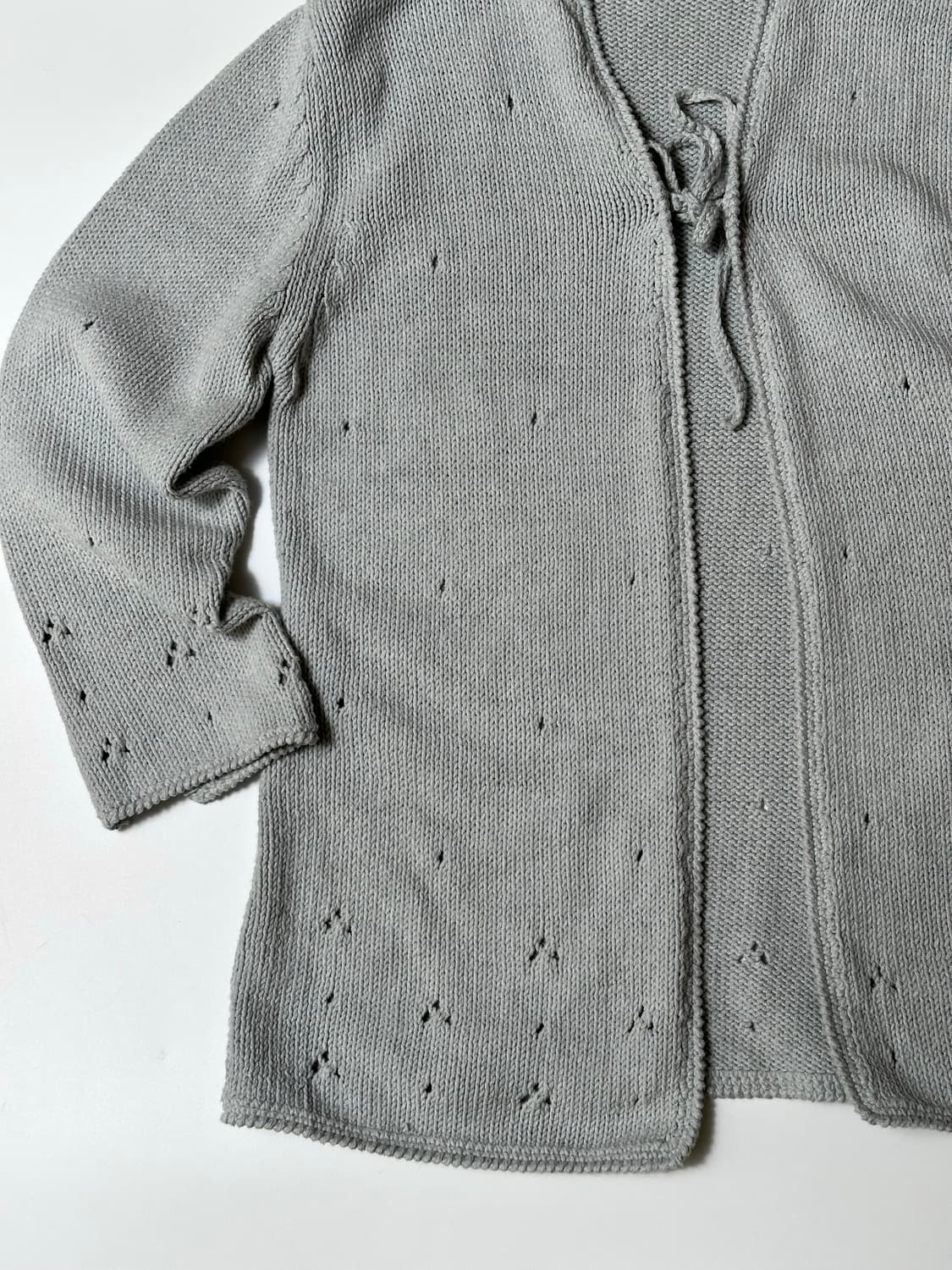 소프트블루 니트 가디건 상품이미지8