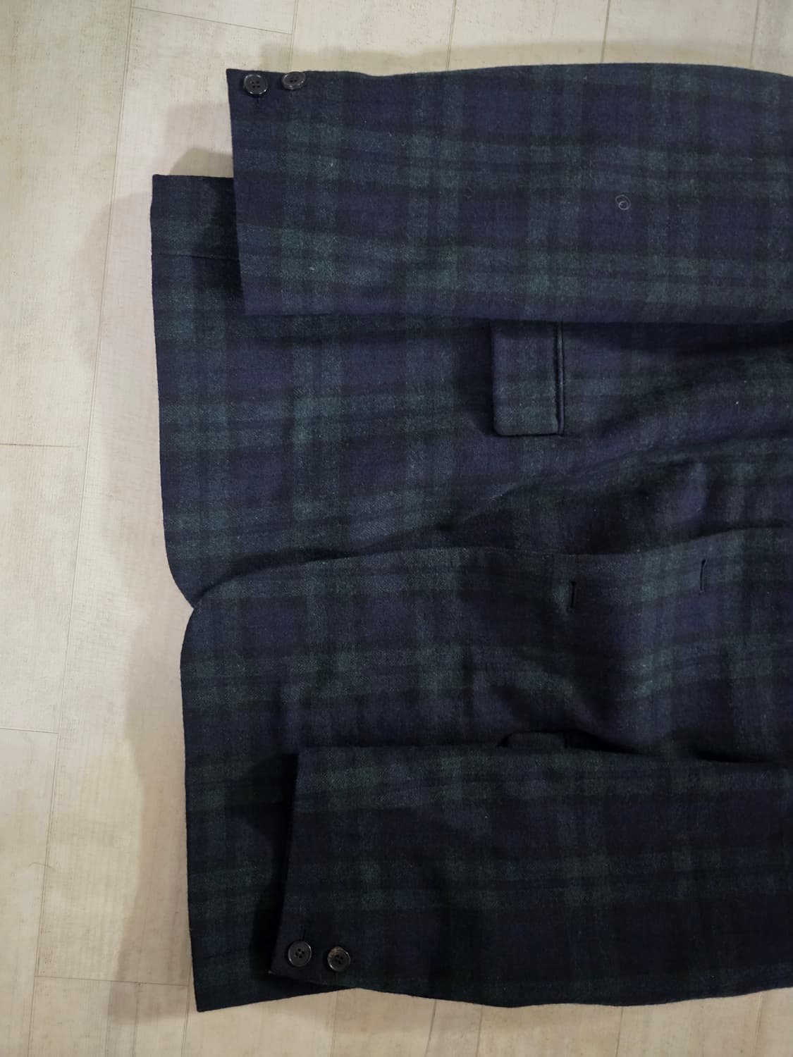 이얼즈어고 어드저스터블 타탄 체크 자켓 M 상품이미지3