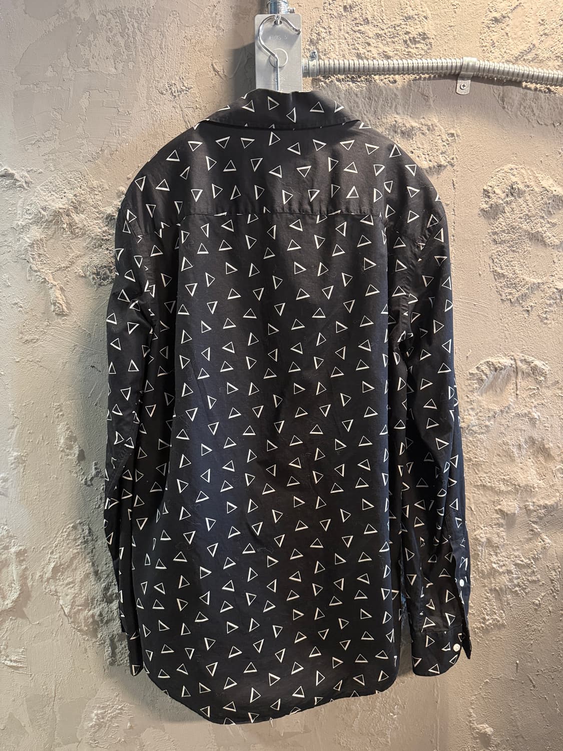 랄프로렌 퍼플라벨 이탈리아 트라이앵글 패턴 셔츠 S 상품이미지2