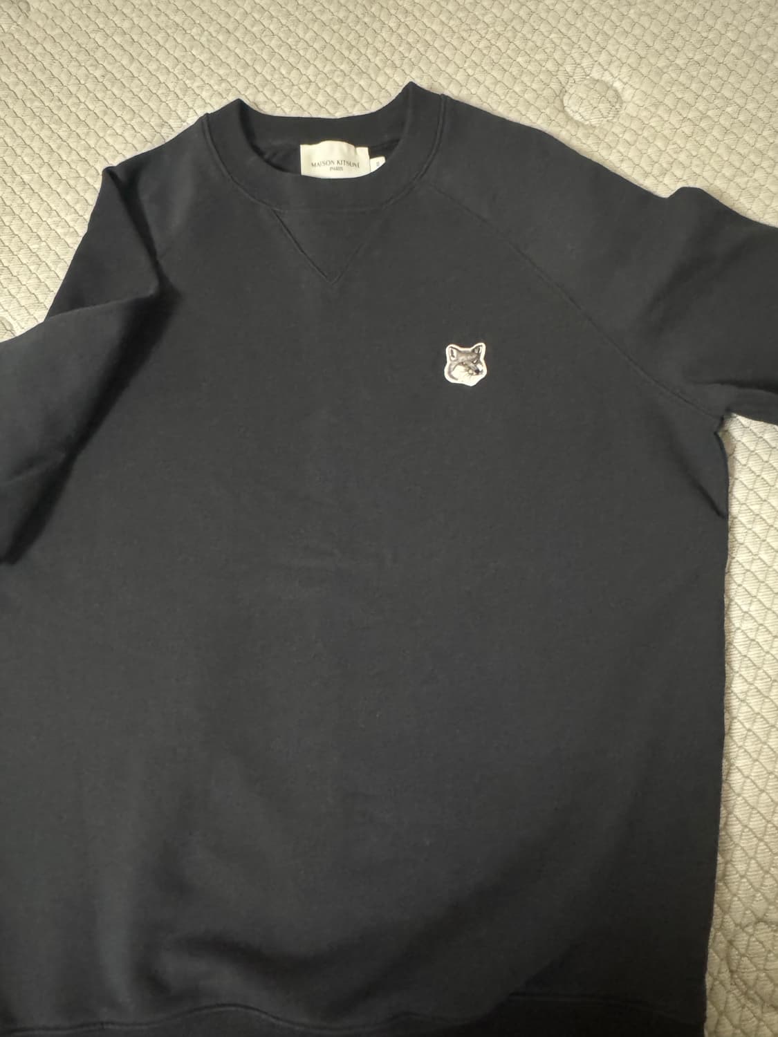 메종키츠네 그레이 폭스헤드 맨투맨 상품이미지1