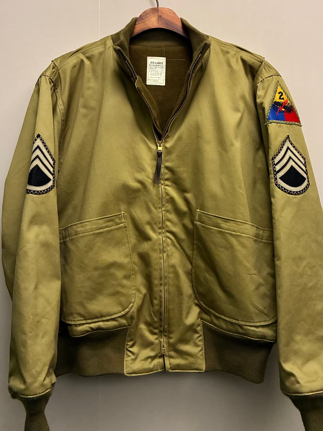 (XL~XXL)브론슨 us army 1st 밀리터리 퓨리 탱커자켓  상품이미지1