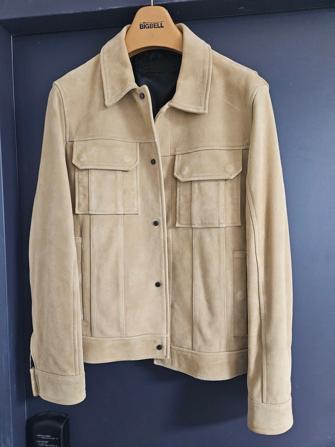 느와르라르메스 스웨이드 트러커 자켓 상품이미지5