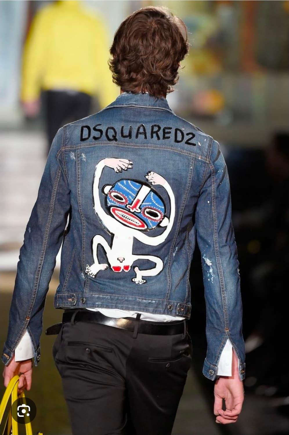 디스퀘어드2 남성 데님자켓 100 몽키 그래픽 청자켓 MM69 상품이미지6