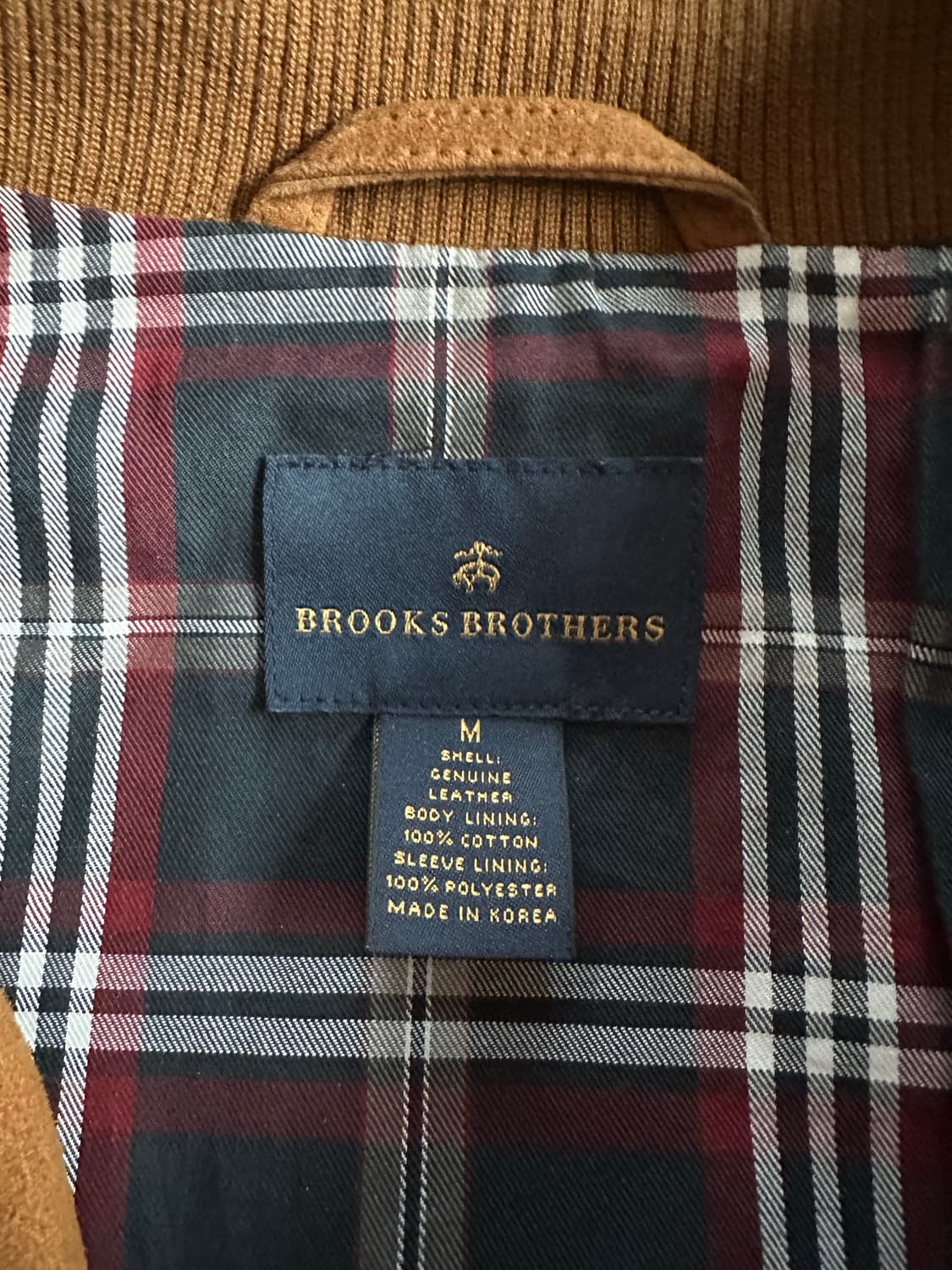 브룩스브라더스 스웨이드 자켓 100 상품이미지6