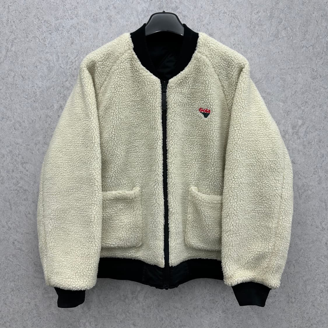 95 골라 남자 양면 리버서블 뽀글이 점퍼 상품이미지1