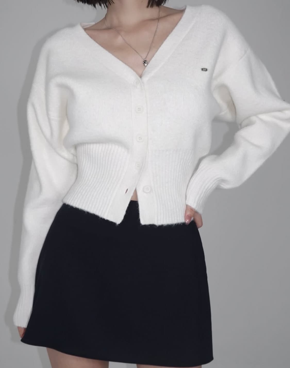 페일제이드 Balloon Sleeve Wool Cardi 상품이미지2