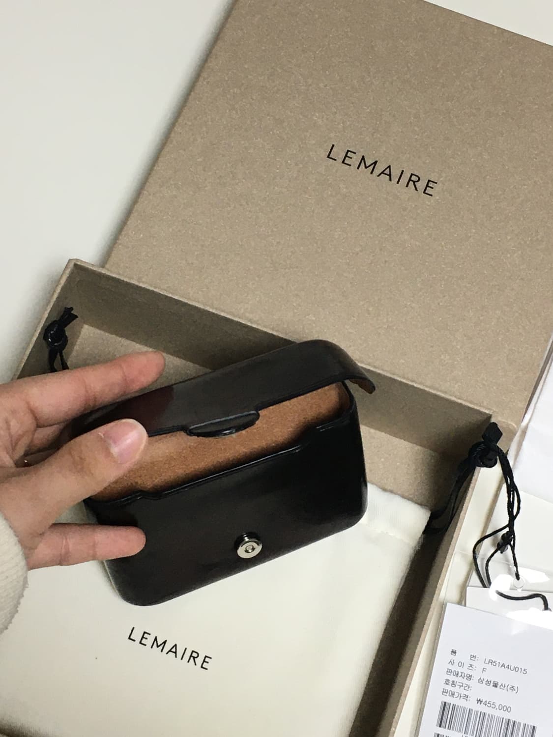 르메르 카트리지 지갑 블랙 상품이미지7