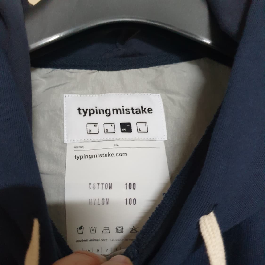 [M]타이핑미스테이크 후디 상품이미지2