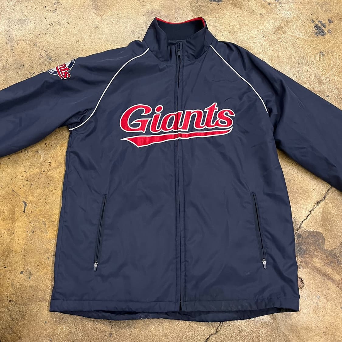 [L] ATC 샌프란시스코 롯데 자이언츠 야구 점퍼 네이비 b17 상품이미지3