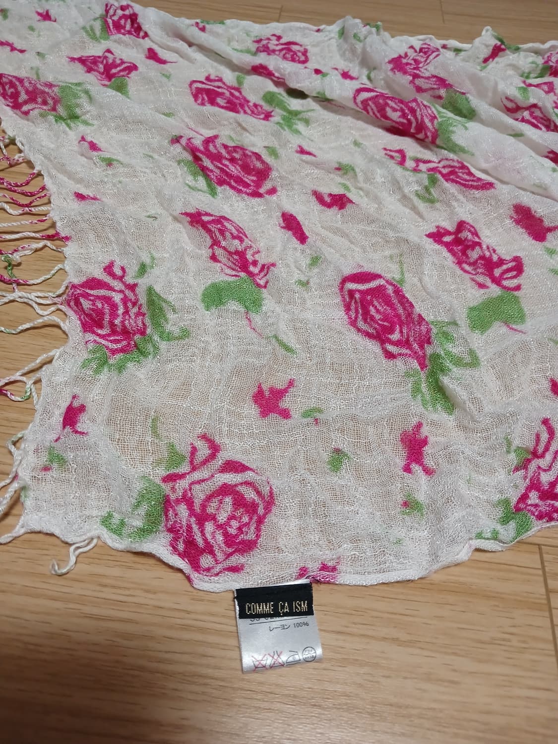 COMME CA ISM 장미스카프 상품이미지1