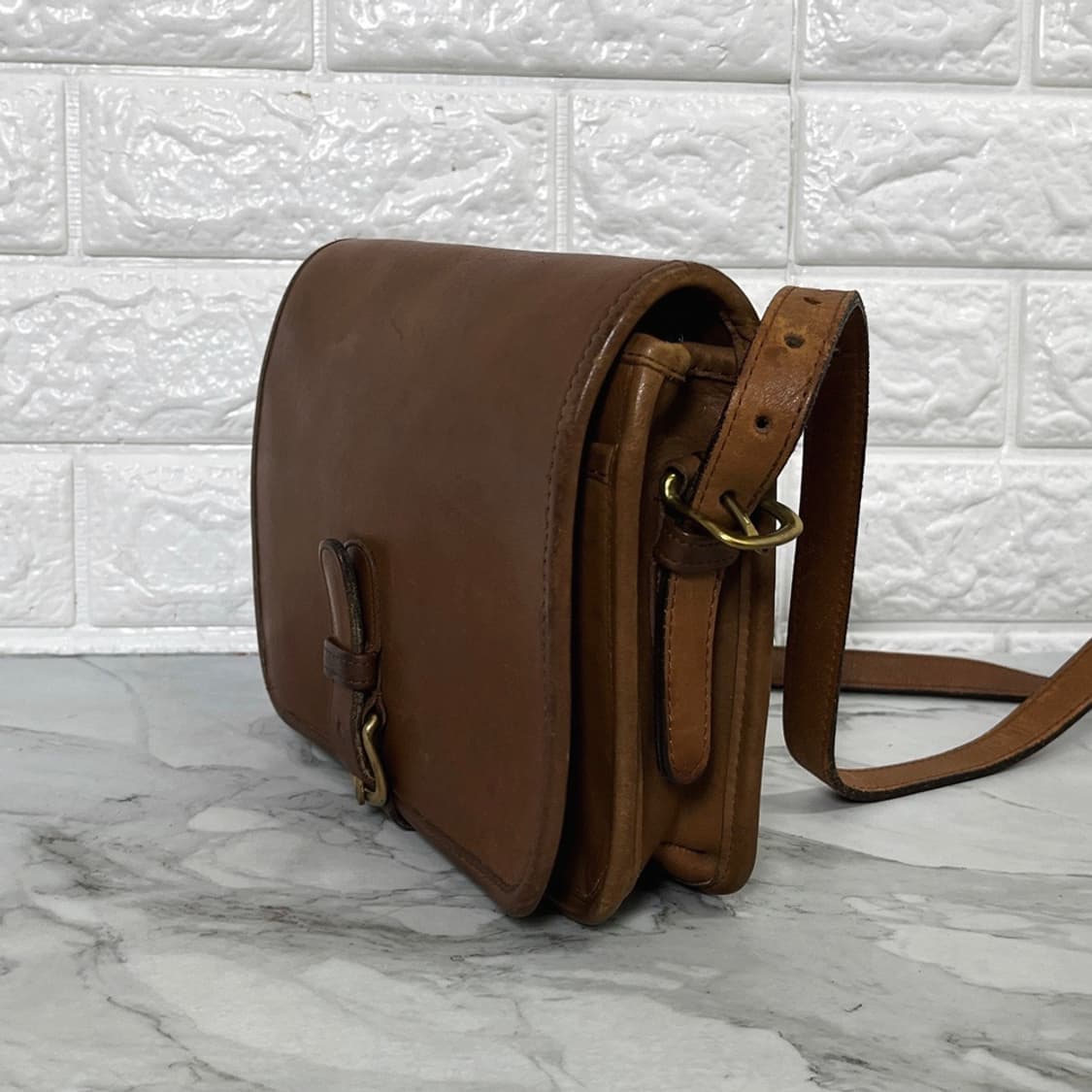 Old Coach 2110 Vintage Leather Crossbody 상품이미지2