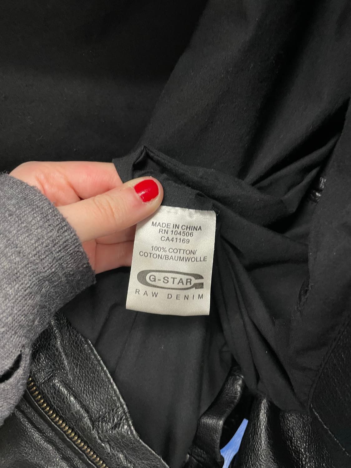 G star RAW 지스타 로우 레더 자켓 상품이미지9