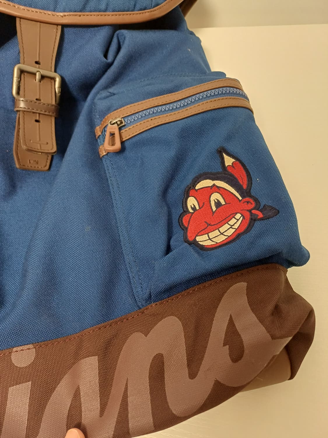 [RARE] MLB 클리블랜드 인디언스 '와후추장' 빈티지 헤리티지 백팩 상품이미지8