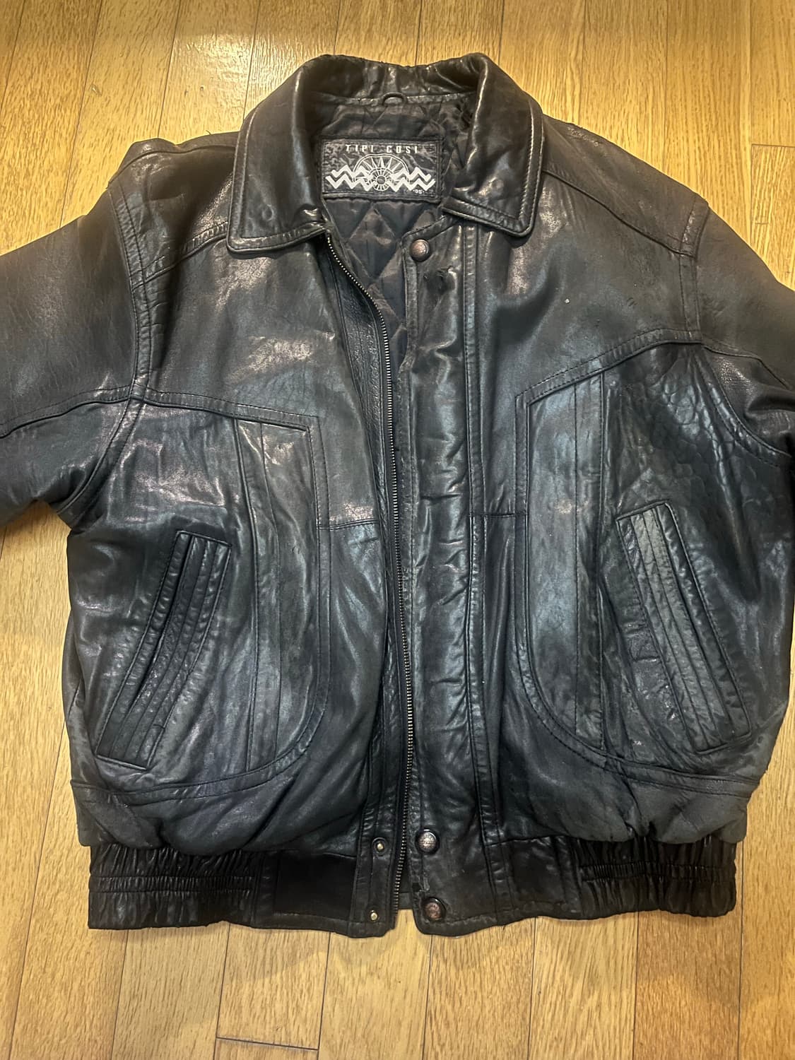 빈티지 가죽자켓 상품이미지1