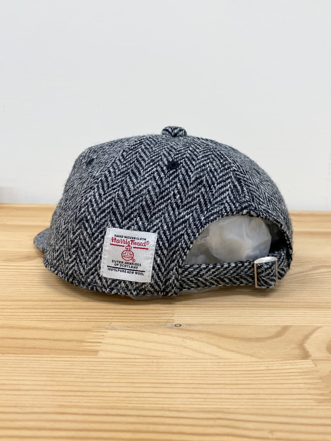 헤리스 트위드 울 볼 캡 상품이미지4