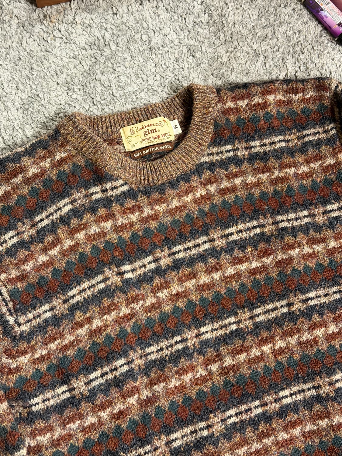 gim 브리티시 울 페어아일 니트 상품이미지2