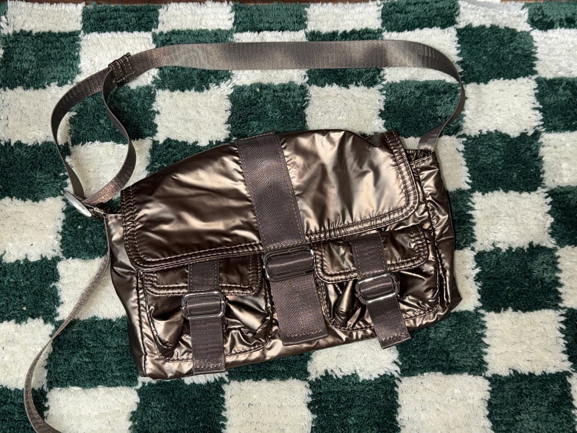 브라운 숄더백  상품이미지1