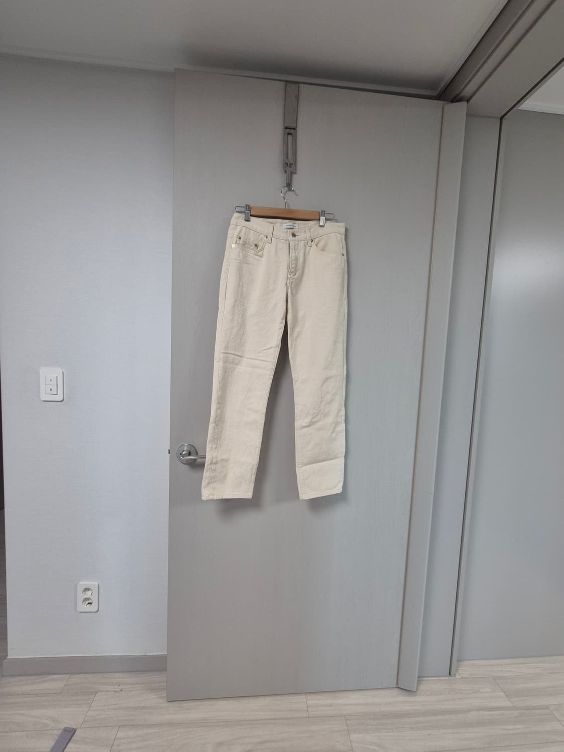 크림색 데님 30인치 (남녀공용) 상품이미지2