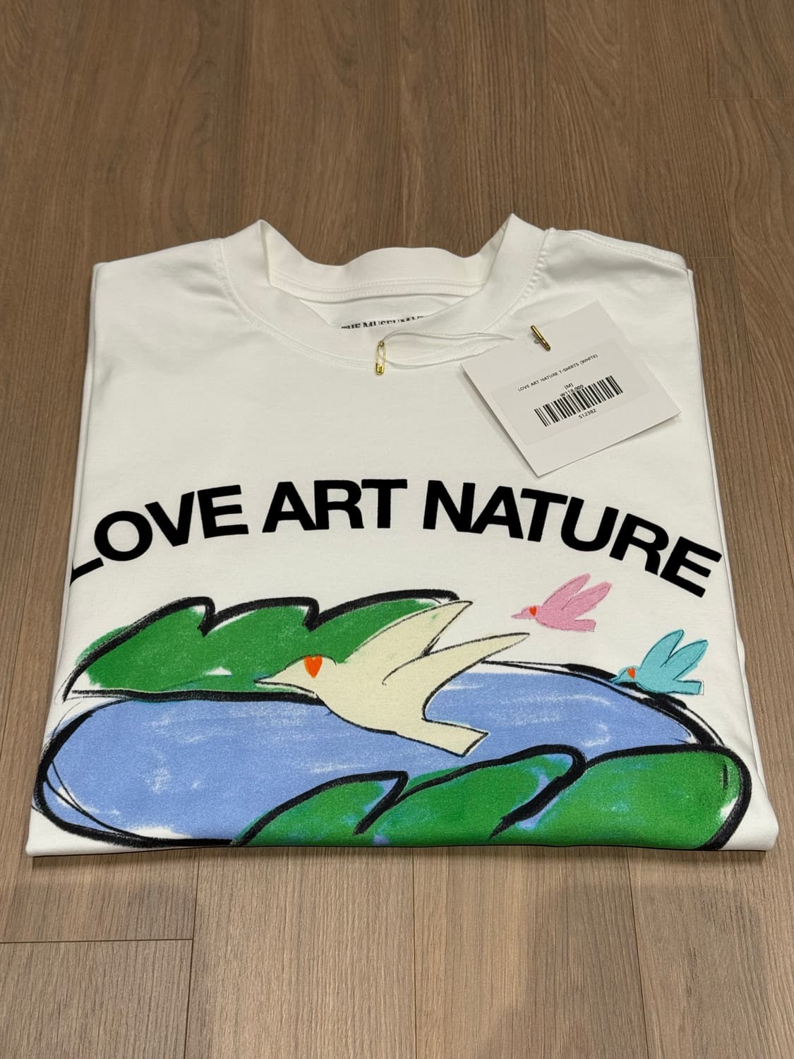 더뮤지엄비지터 LOVE ART NATURE 반팔 티셔츠 M 상품이미지3