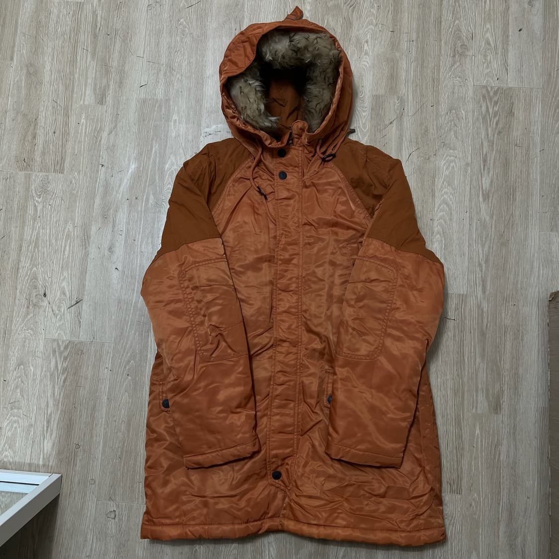 NIX 닉스 남성 후드 야상 롱패딩 XL/105  상품이미지1