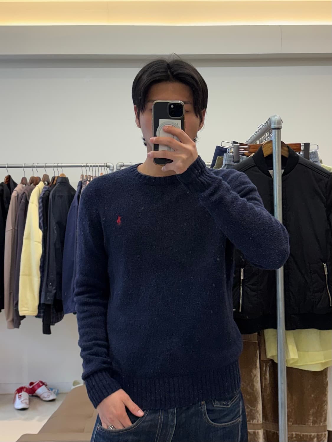 폴로 랄프로렌 니트 네이비 상품이미지9