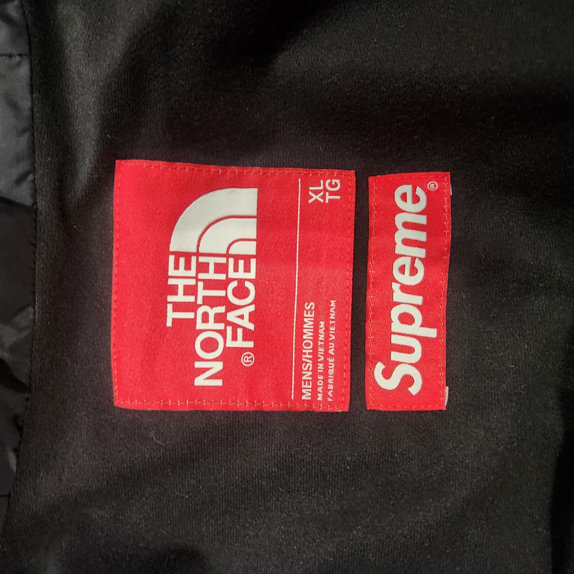 슈프림 x 노스페이스 마운틴 파카 블루 화이트 - 17FW 상품이미지3