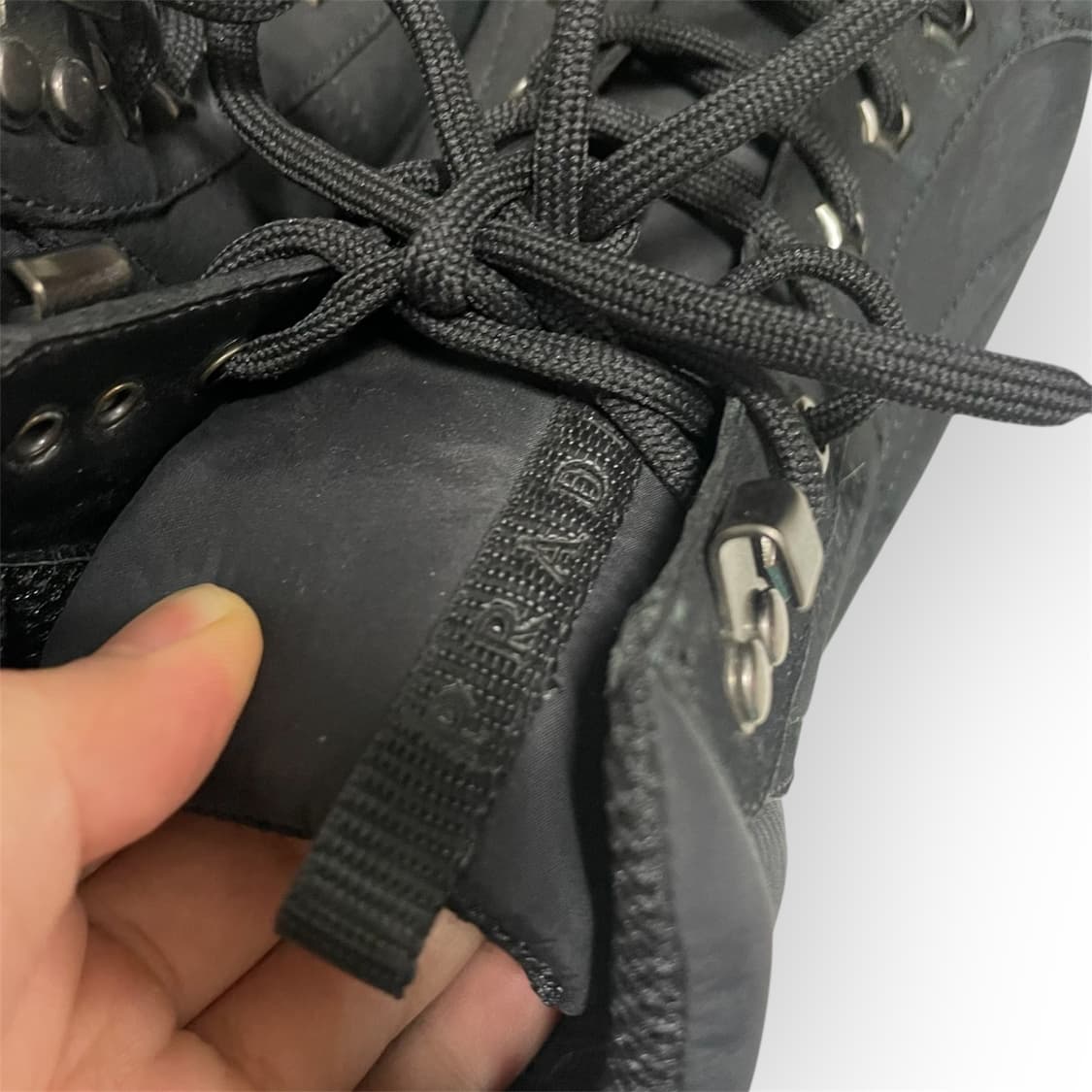 270) 프라다 스포츠  로고 스웨이드 나일론 부츠 상품이미지9