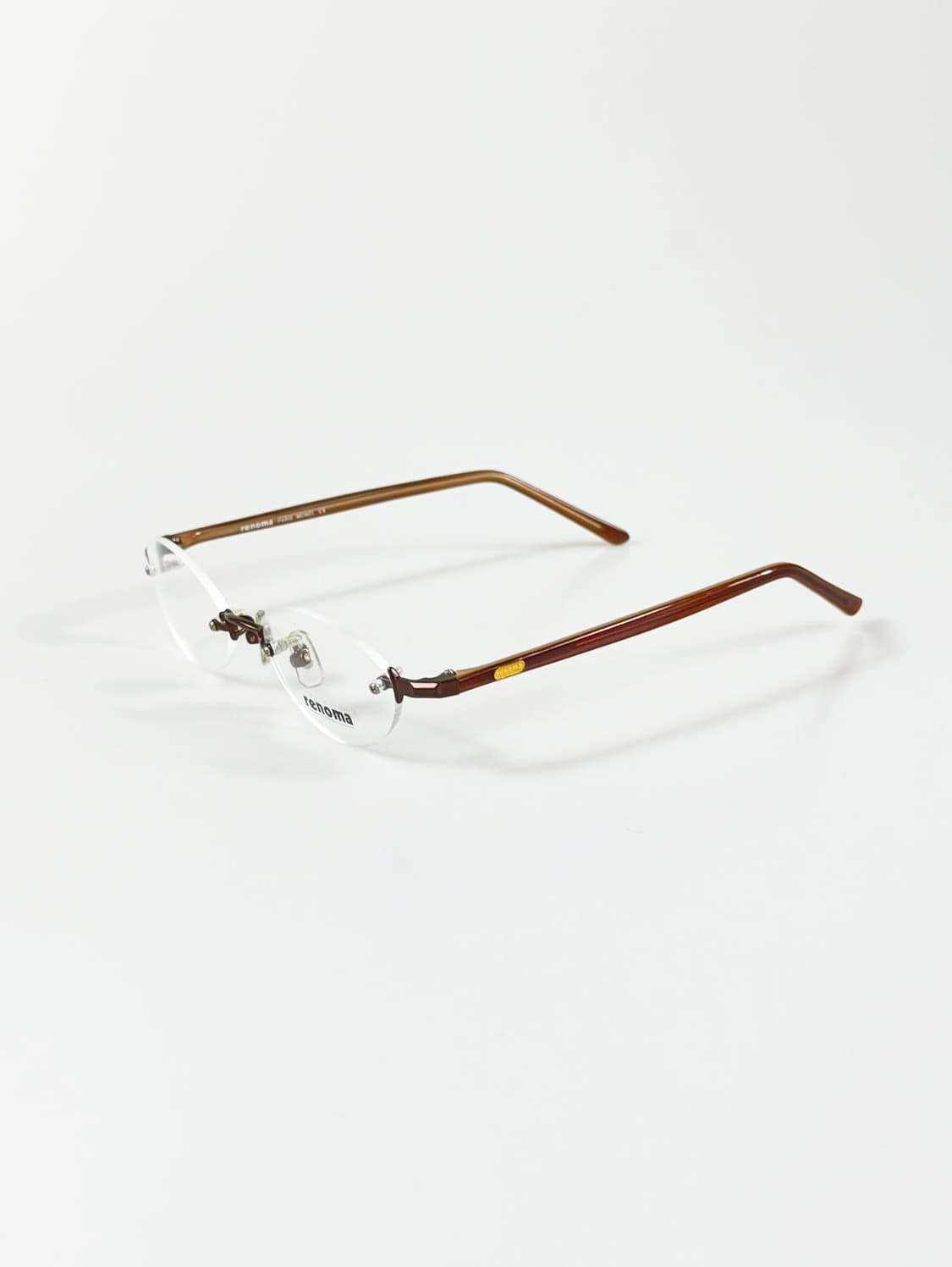 90s RENOMA PARIS 무테 오벌 프레임 빈티지 안경 상품이미지3