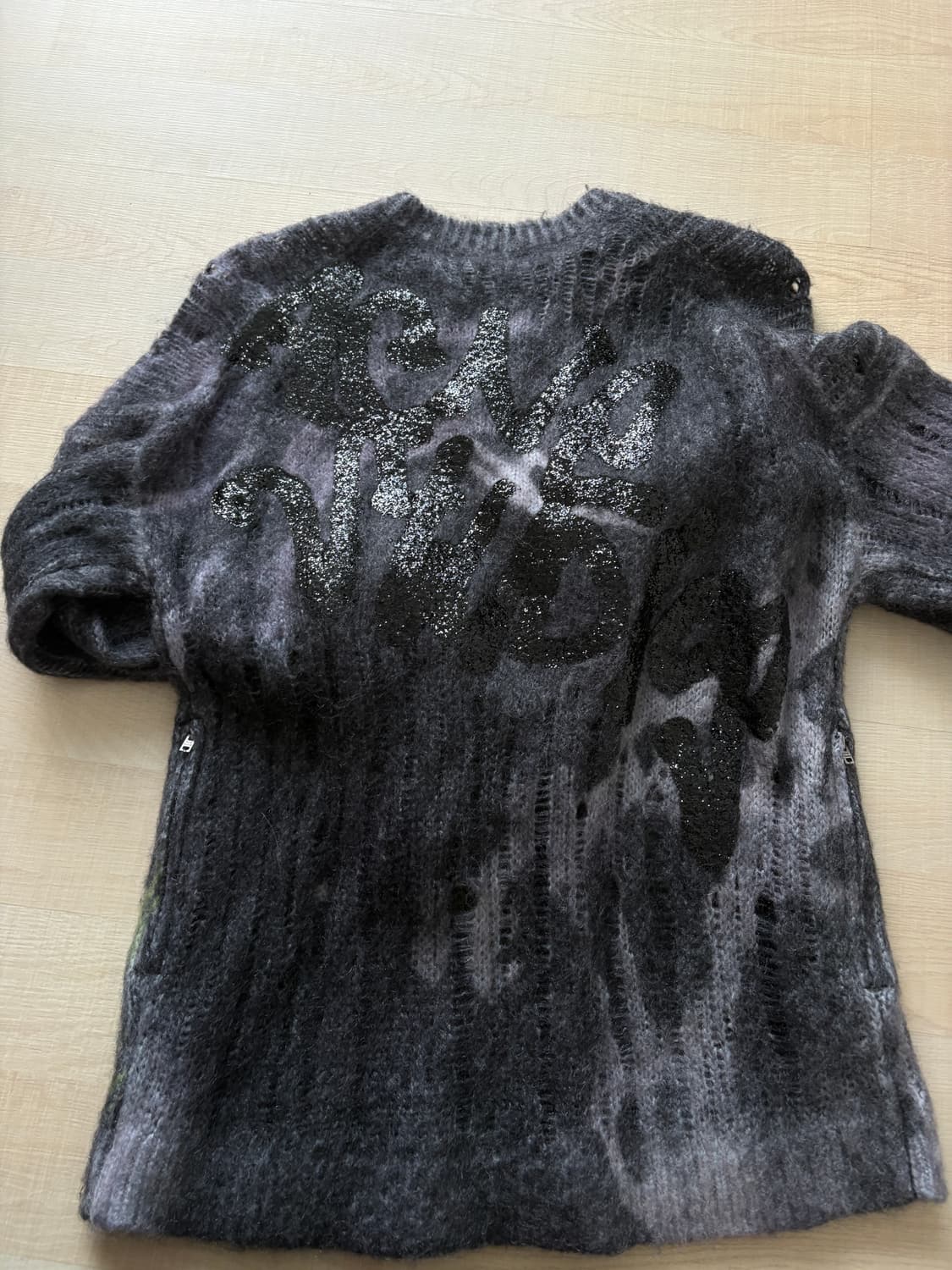 아크네 니트 집업 새상품 꼬르소꼬모 3사이즈 상품이미지4