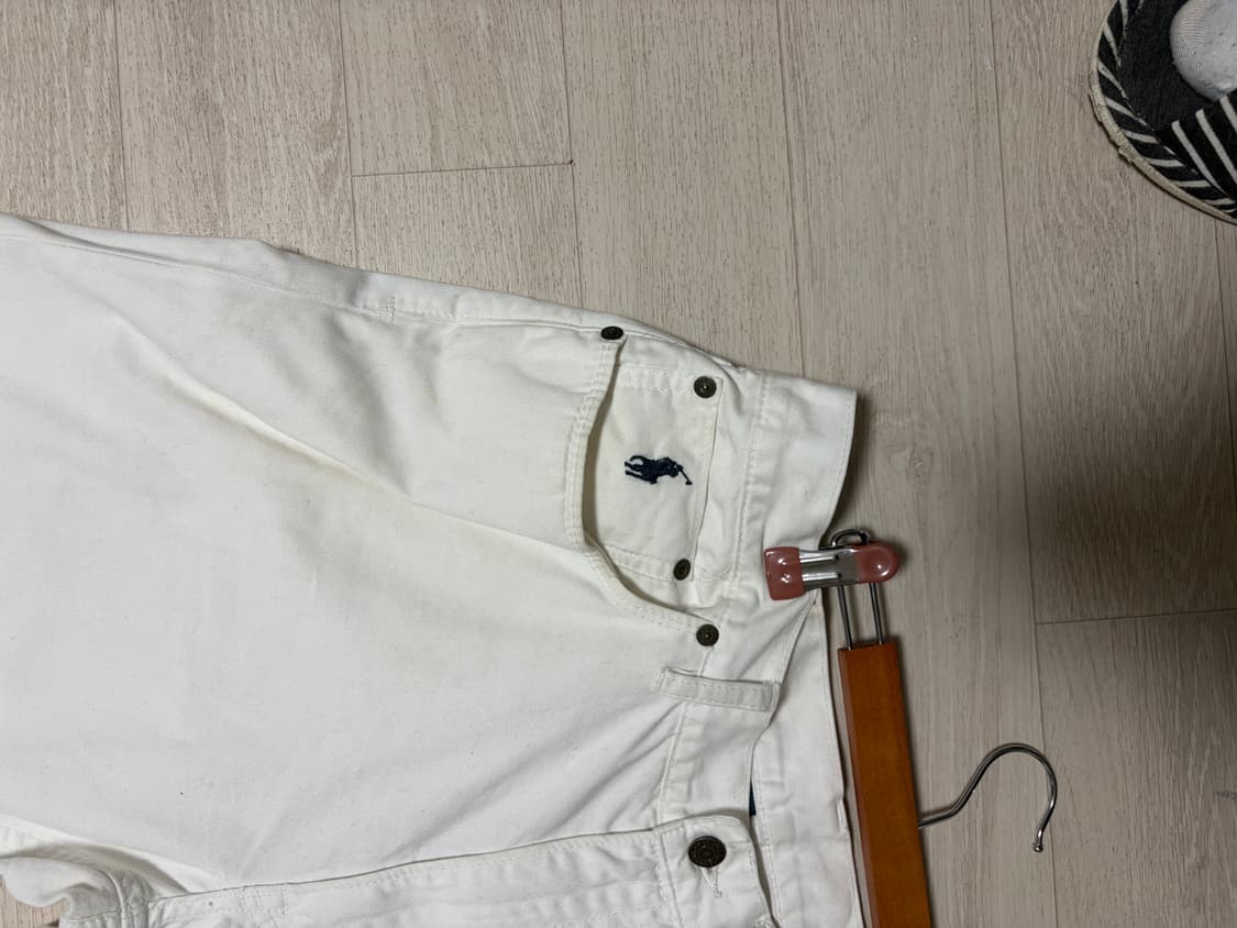 폴로랄프로렌 흰색코튼바지 상품이미지3