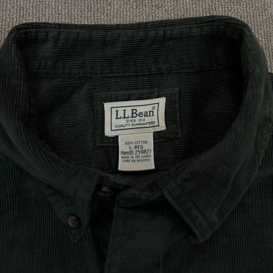 L.L.Bean 엘엘빈 코듀로이 셔츠  상품이미지2